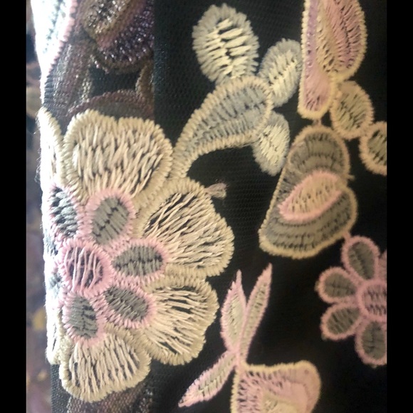 ASOS True Decadence Embroidered Lace Maxi Dress 8P - Picture 7 of 8